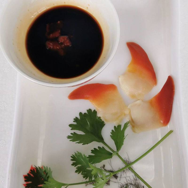 北极贝刺身切片新鲜日式即食三文鱼甜虾生鱼片刺身拼盘伴
