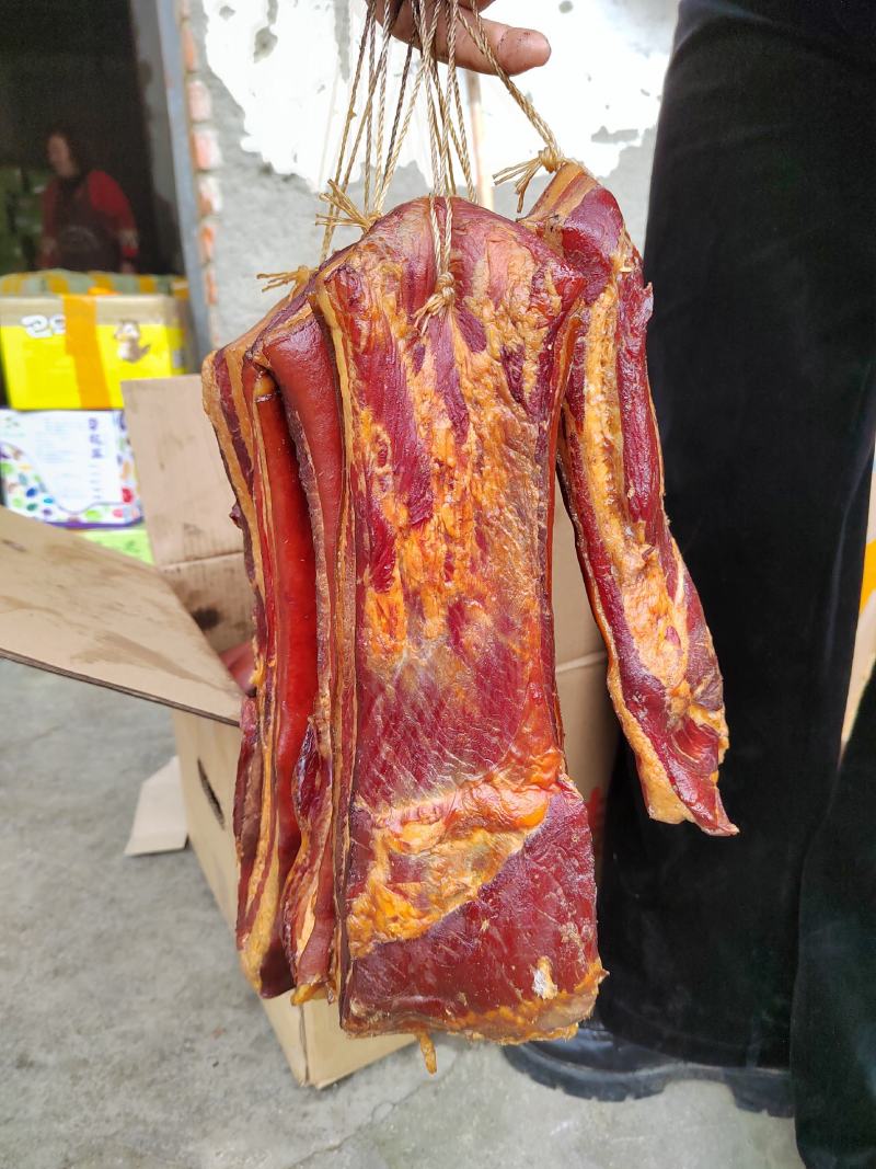 【腊肉】四川精品五花腊肉农家自制烟熏咸肉源头厂家