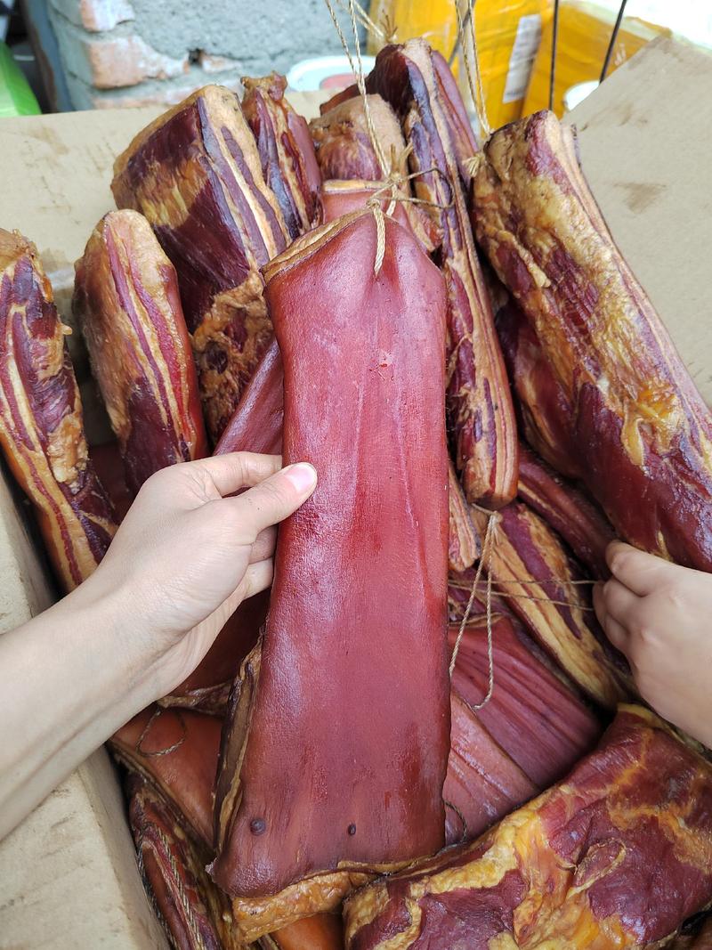 【腊肉】四川精品五花腊肉农家自制烟熏咸肉源头厂家