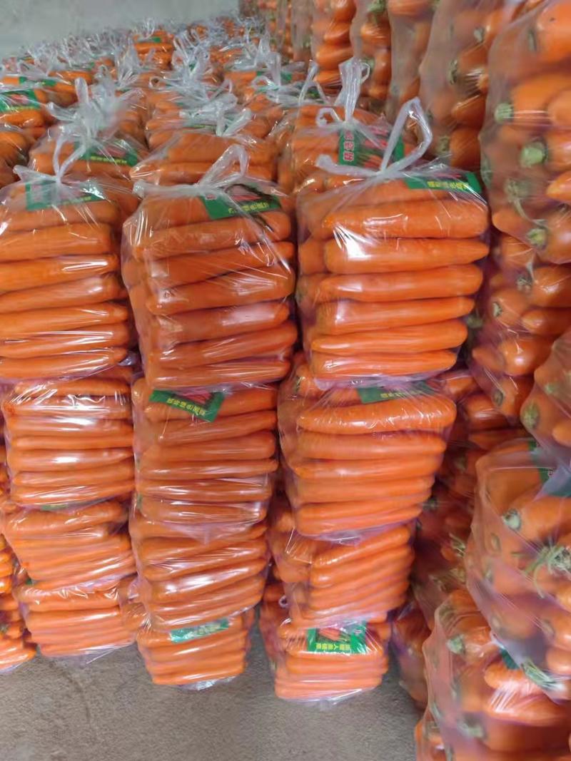 水洗红萝卜20斤的包装，精品中条，大头，小条精品