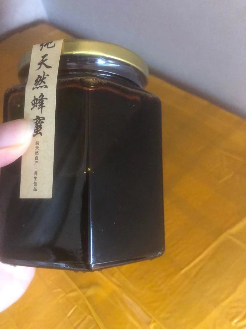 蜂之巢新鲜黑蜜500g黑蜂蜜内蒙古花荞蜜苦豆蜜老瓜头蜂