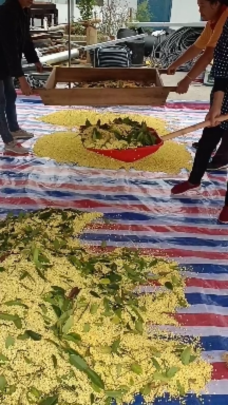 干桂花，湖北咸宁烘焙干桂花，金桂干桂花花，手摘干桂花