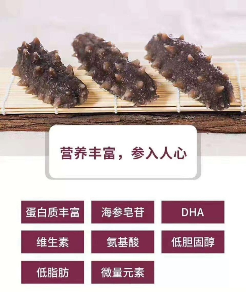 淡干海参干批发小海参刺身非即食海参干货大连海参干辽参