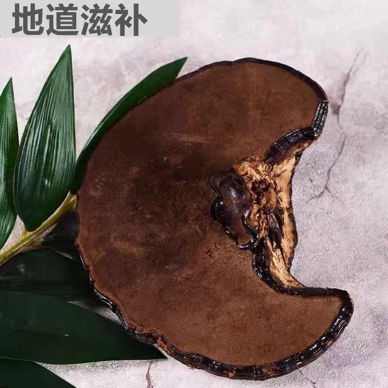 长白山正品深山采摘天然野生黑灵芝500g