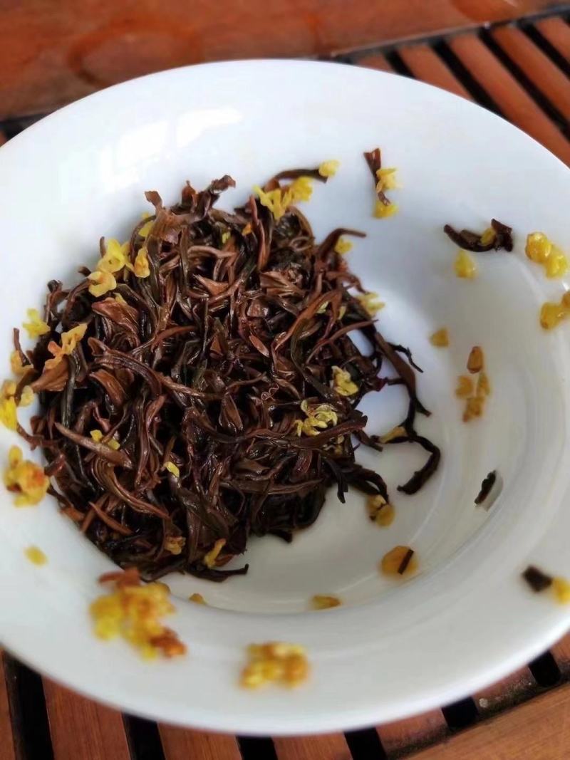 桂花红茶桂花乌龙茶野生红茶礼盒装浓香正宗正山小种