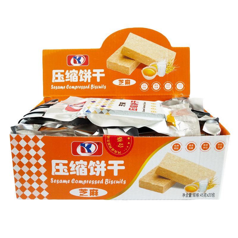 整箱部队户外压缩饼干代餐饱腹干粮五谷杂粮充饥零食品多口味