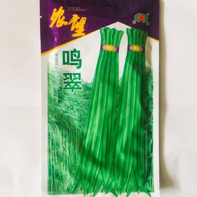 热销长豇豆种子农望鸣翠翠绿色长豆角种子荚条顺直高产
