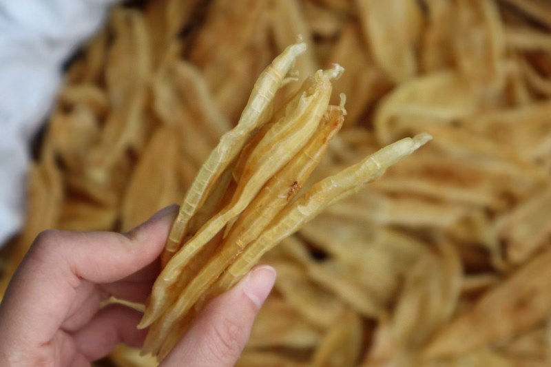 75头双背胶足干原装货厚肉大块平整足胶鱼胶花胶