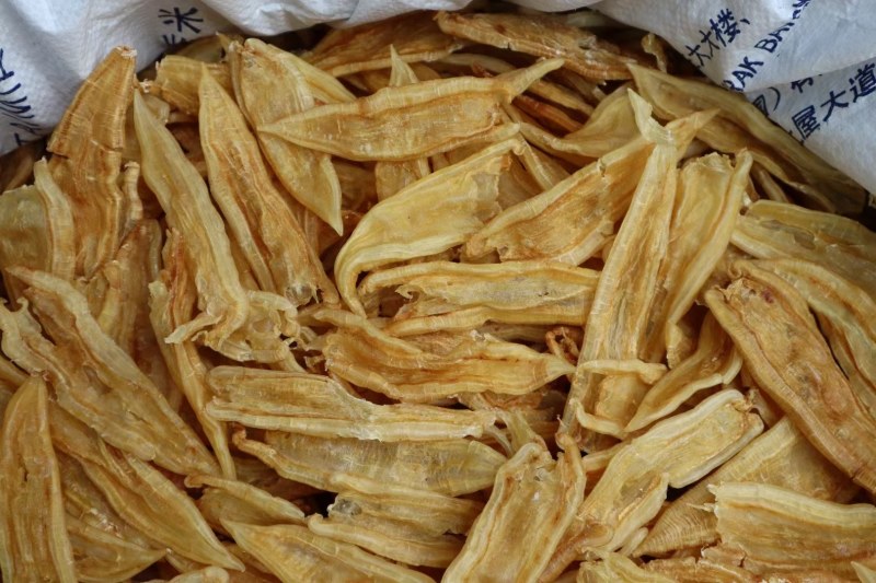 75头双背胶足干原装货厚肉大块平整足胶鱼胶花胶