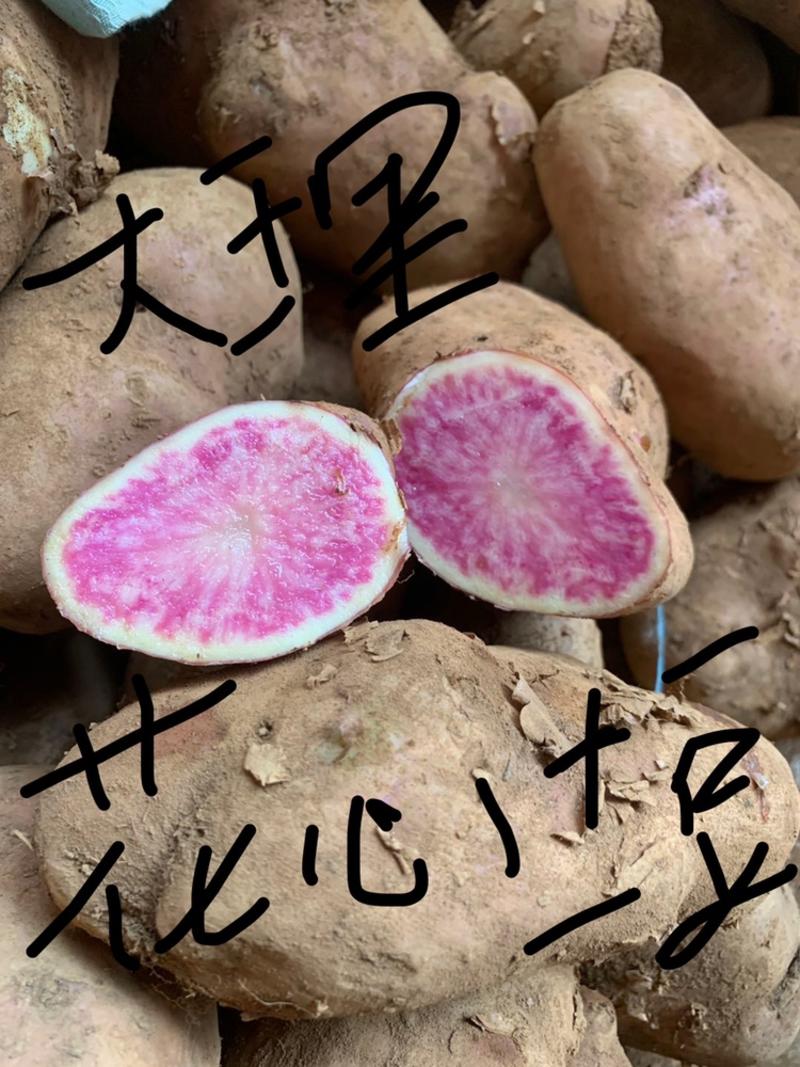 七彩土豆为云南大理剑川特产，富含大量花青素。