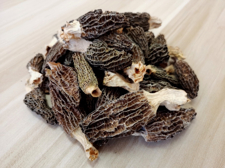 羊肚菌干品市场分级展示图