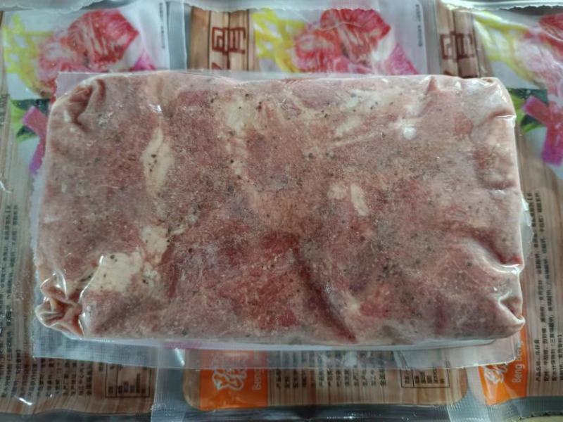 蹦蹦厨澳式牛仔骨：400克*20包。黑胡椒味