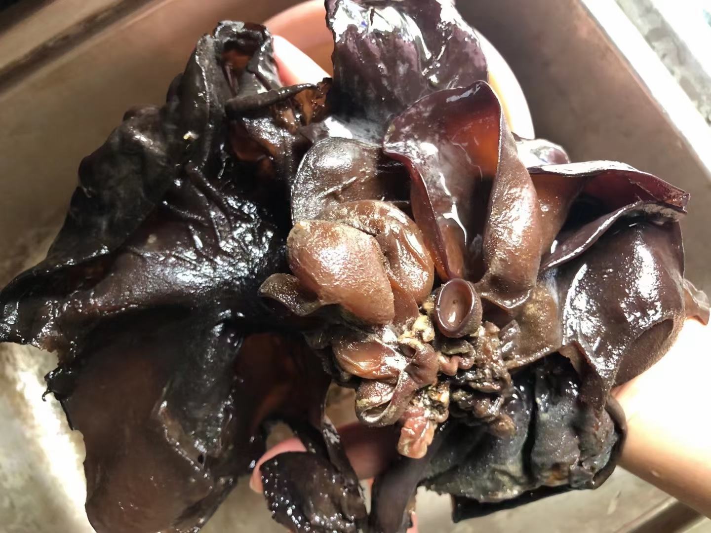 毛木耳炖汤的美食图片