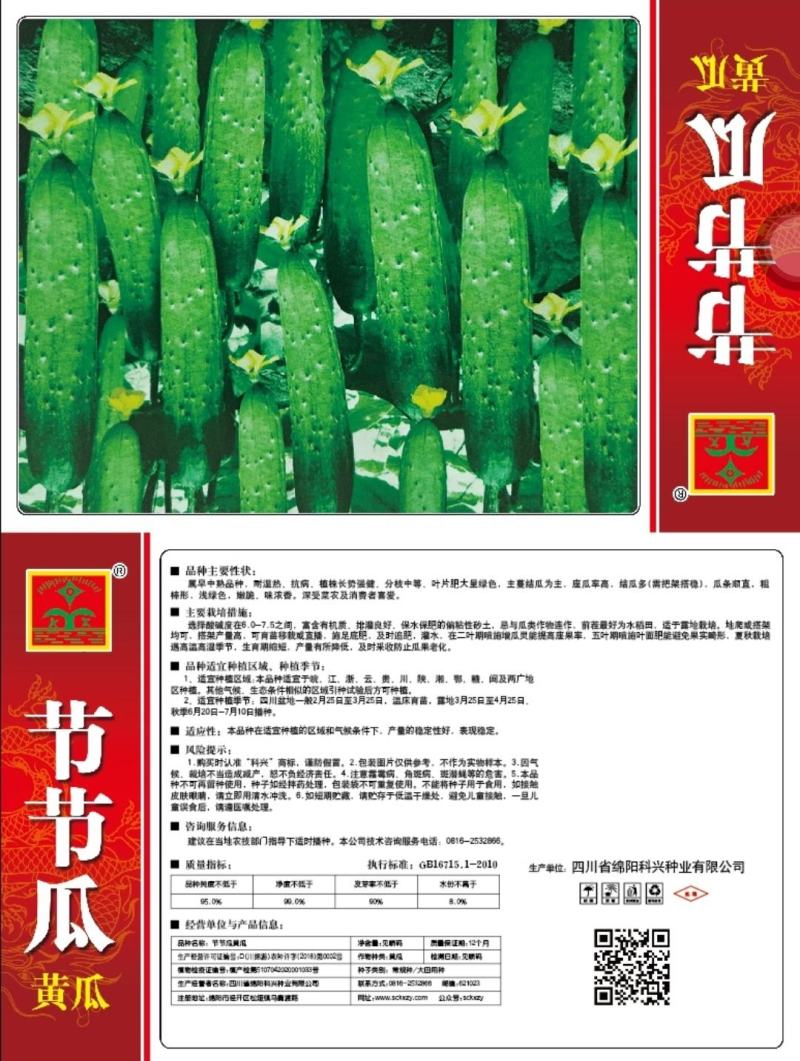 【厂家直销】爬满地水果黄瓜种子节节瓜小旱黄瓜种籽四季菜籽