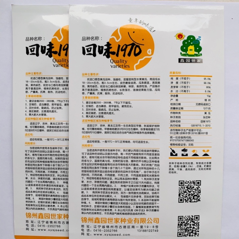 回味1970水果黄瓜种子辽宁强雌口感型黄瓜种子抗寒耐热