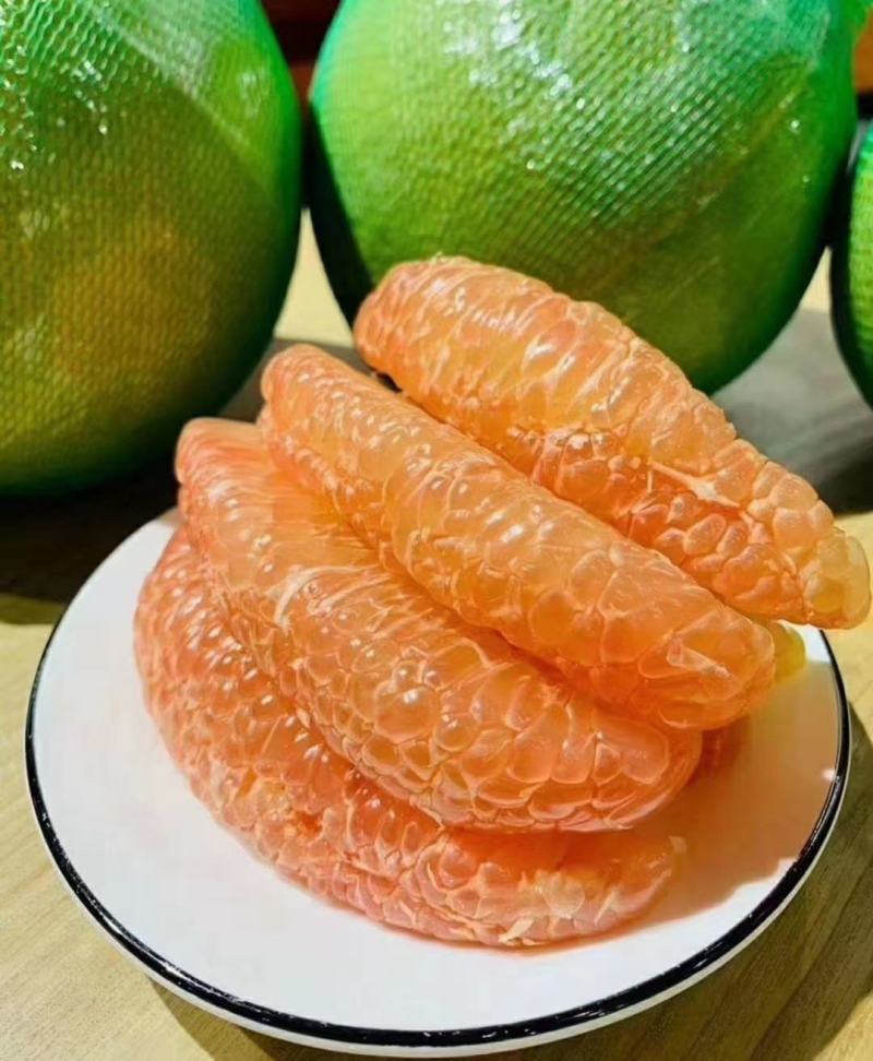 泰国进口青柚金柚红心蜜柚新鲜柚子青皮红肉翡翠柚当季孕妇水