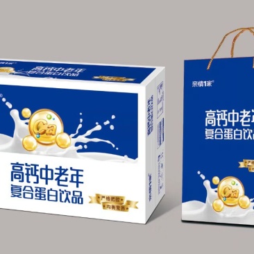 高钙中老年大标箱配带手提袋厂家直发春节有活动预购从速！