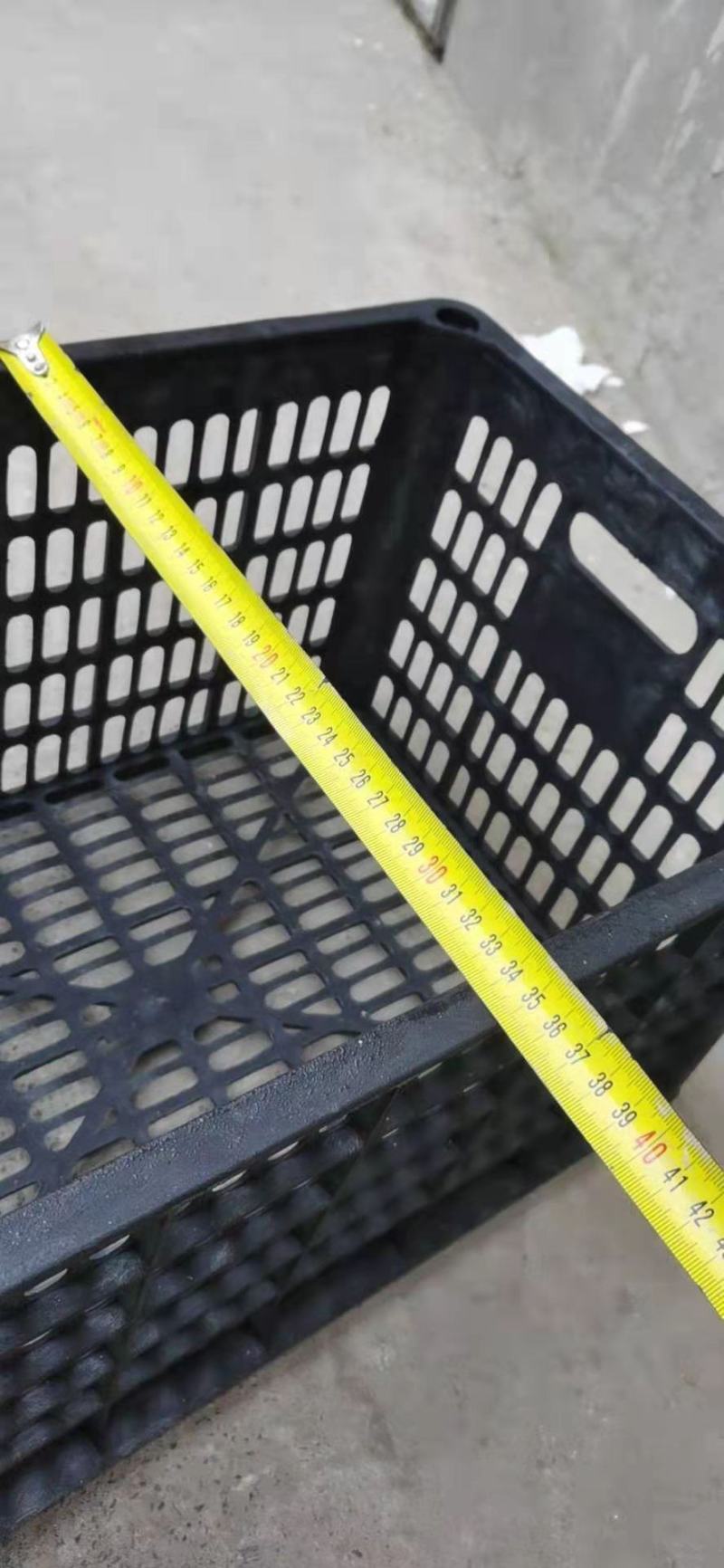 全新黑色塑料筐，水果筐一次性水果筐，红薯筐，辣椒筐