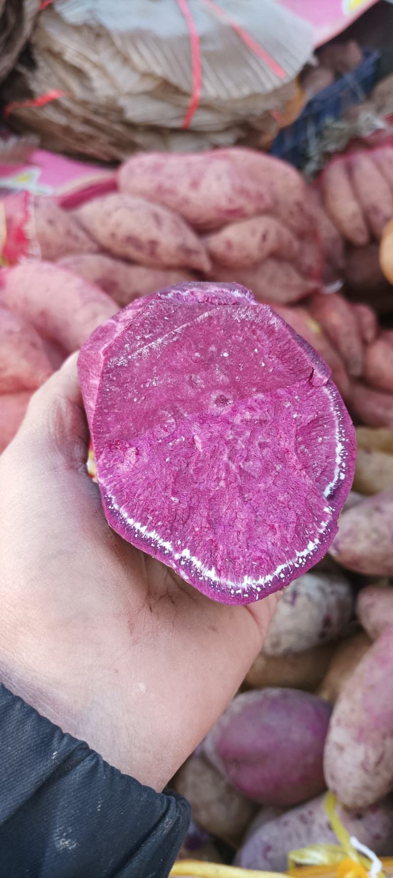 新鲜紫薯