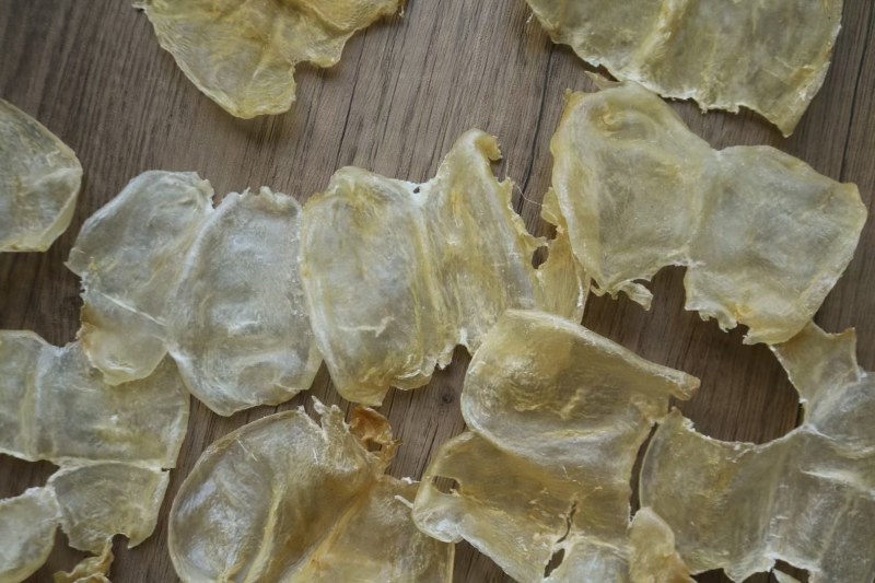 25头蝴蝶胶加州白胶胶质爽滑厚实泡发后胶腥味鱼胶花胶