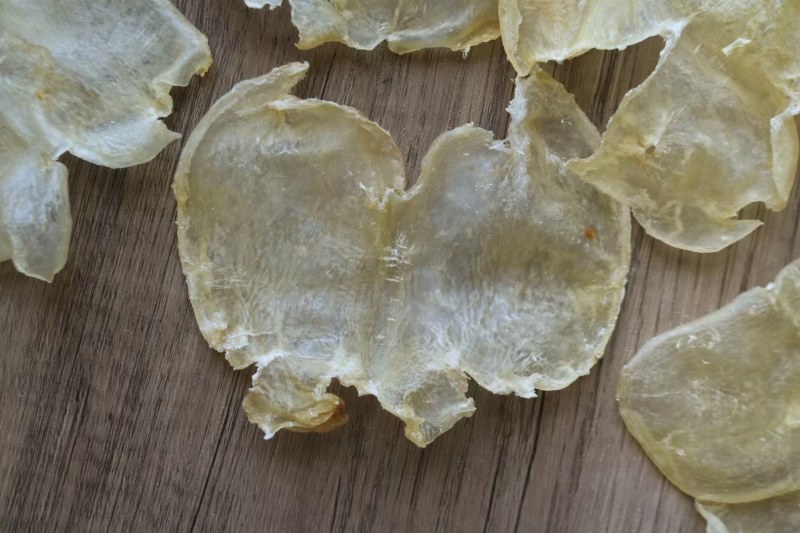 25头蝴蝶胶加州白胶胶质爽滑厚实泡发后胶腥味鱼胶花胶