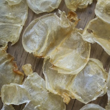 25头蝴蝶胶加州白胶胶质爽滑厚实泡发后胶腥味鱼胶花胶