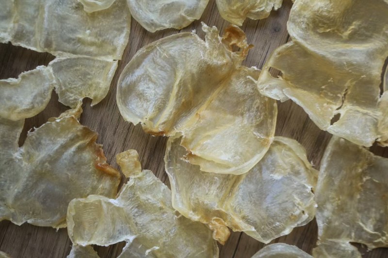 25头蝴蝶胶加州白胶胶质爽滑厚实泡发后胶腥味鱼胶花胶