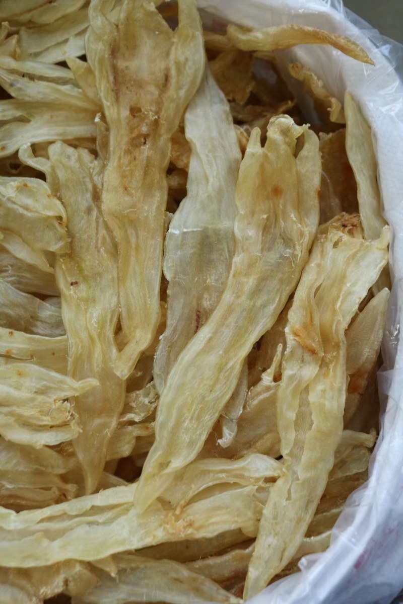 C厂11-12头阴阳扁条清水干净足干原装没有油足干鱼胶