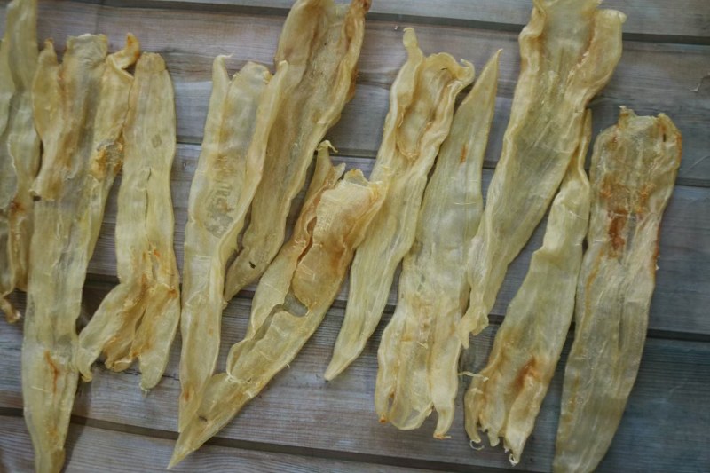 C厂11-12头阴阳扁条清水干净足干原装没有油足干鱼胶