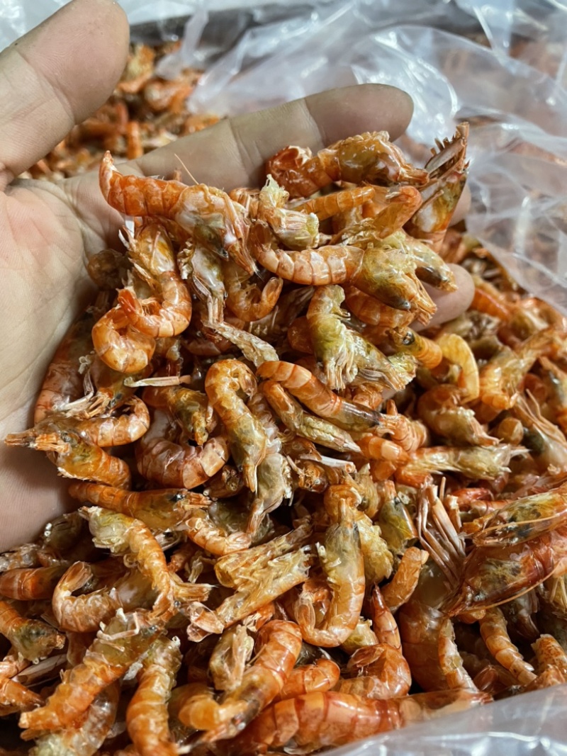 大头虾夹板虾大红虾无盐虾干