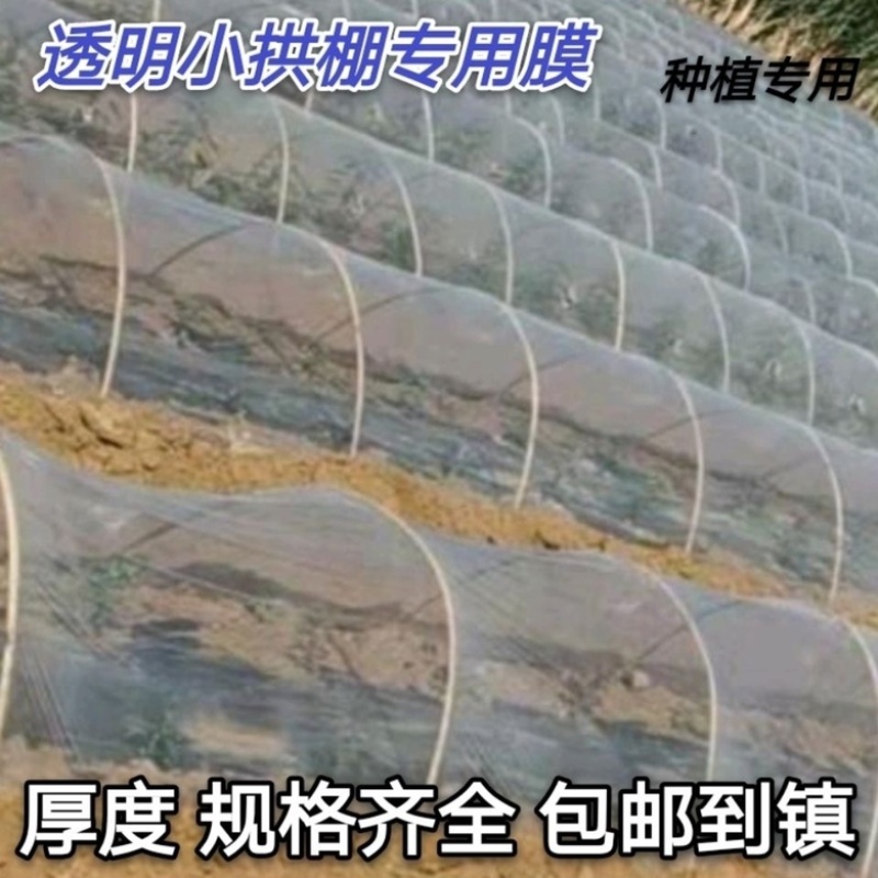 农用种植白色透明塑料薄膜小拱棚膜保温蔬菜大棚膜地膜二膜，