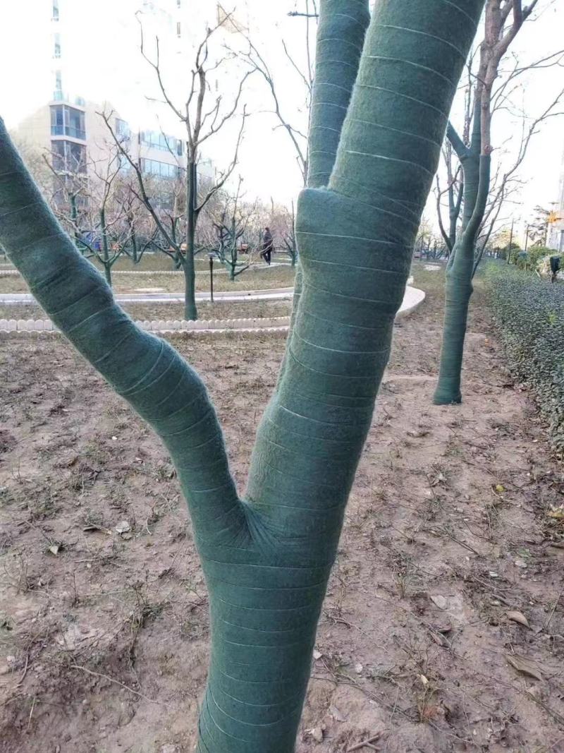 厂家直销防寒保暖裹树布两布一膜裹树布保湿缠树布无纺布