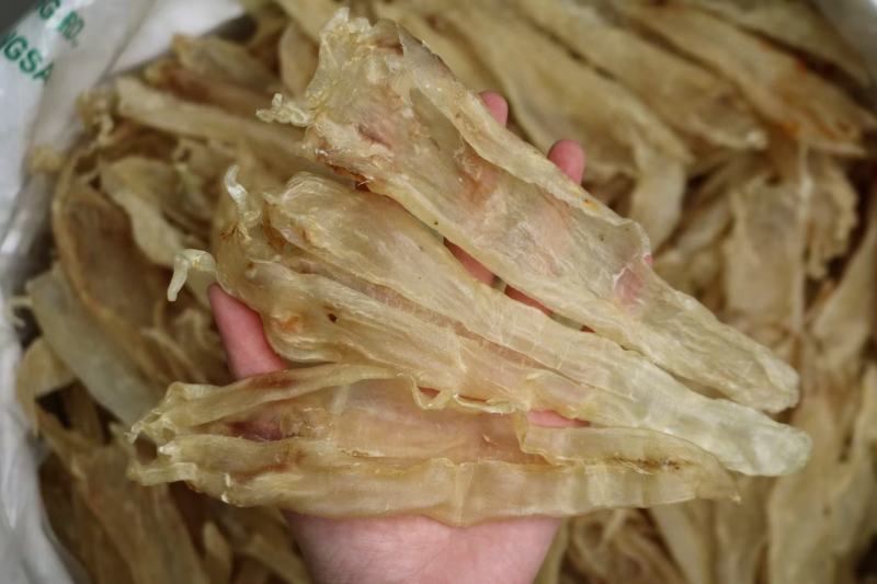 26头阴阳公鱼胶花胶色泽白净金黄足干上等品质