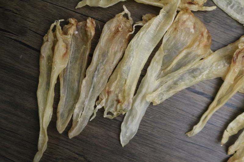 26头阴阳公鱼胶花胶色泽白净金黄足干上等品质