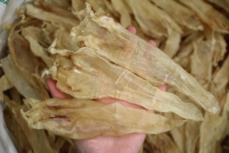 26头阴阳公鱼胶花胶色泽白净金黄足干上等品质