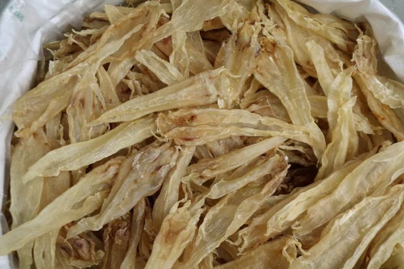 26头阴阳公鱼胶花胶色泽白净金黄足干上等品质