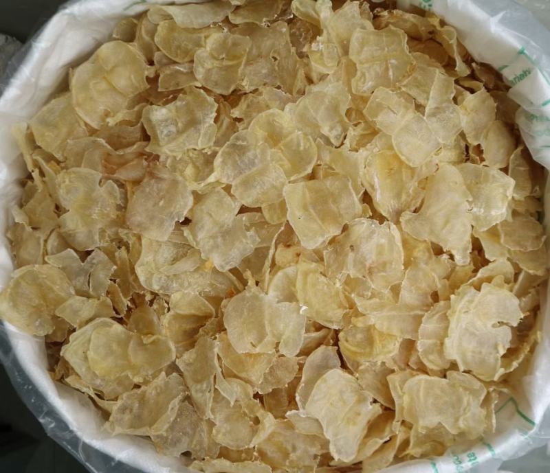 65头蝴蝶肚足干货颜色通透没有血迹干净白净鱼胶花胶