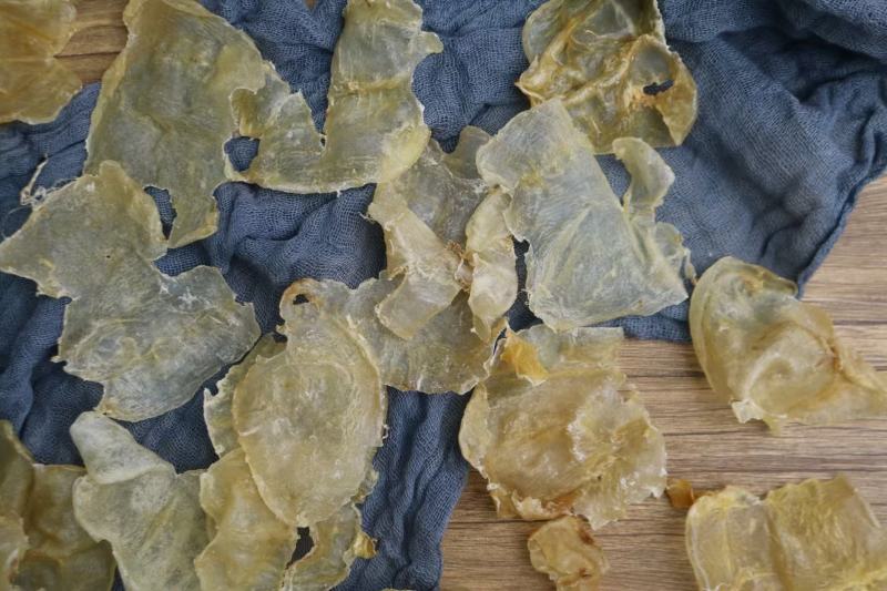 65头蝴蝶肚足干货颜色通透没有血迹干净白净鱼胶花胶