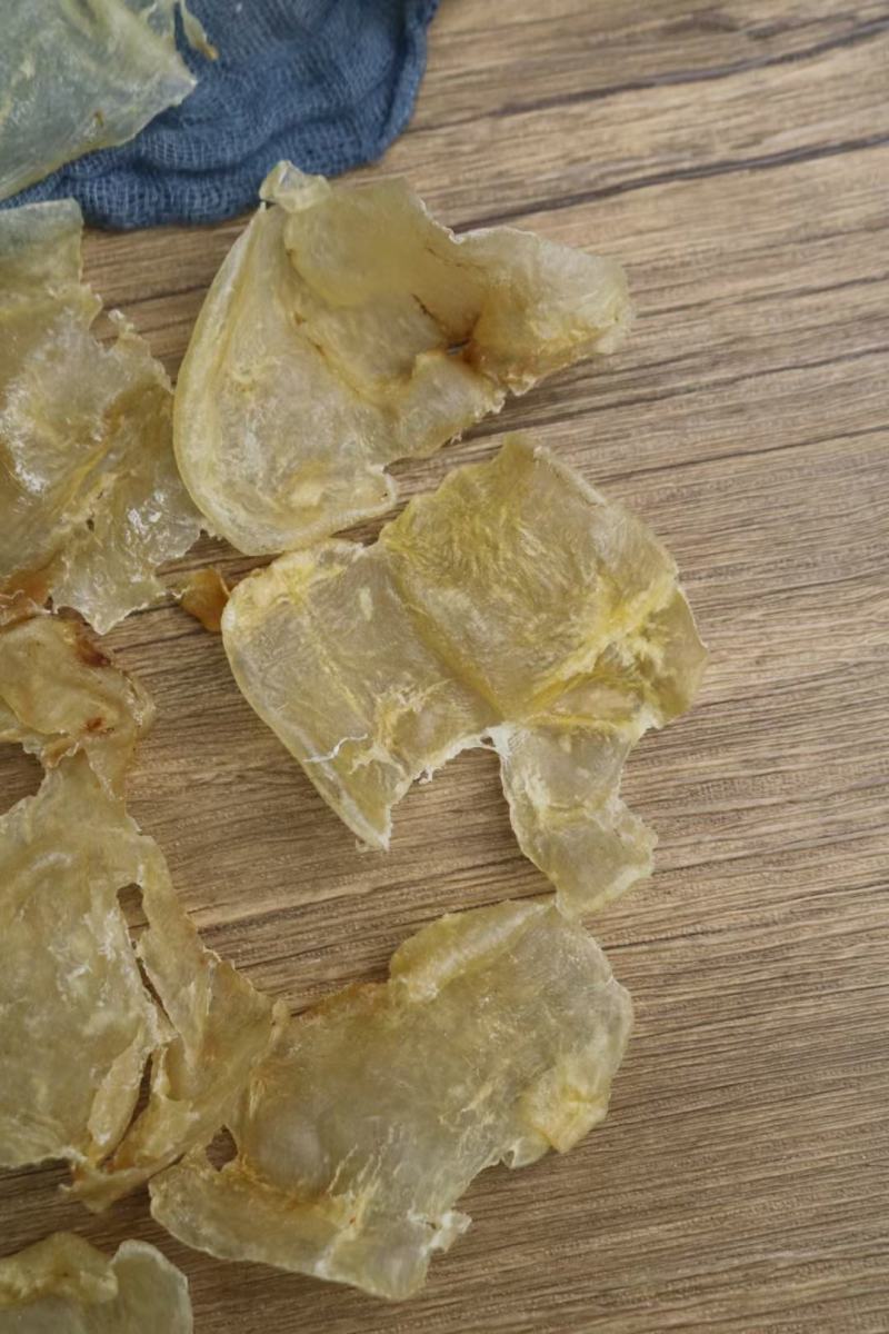 65头蝴蝶肚足干货颜色通透没有血迹干净白净鱼胶花胶