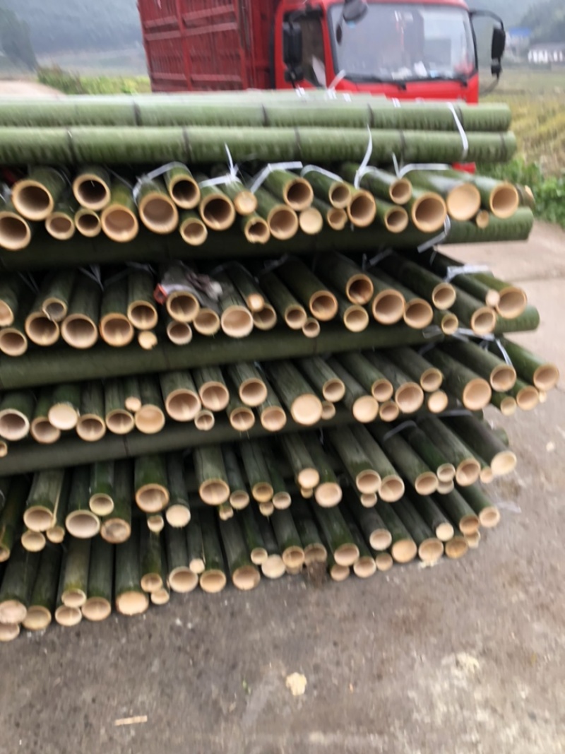 竹杆支撑杆3-8米大量供应基地直供