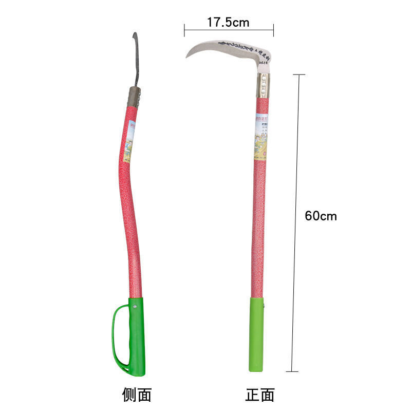 户外除草农用工具进口锰钢镰刀割草刀农具玉米收割家用不锈钢