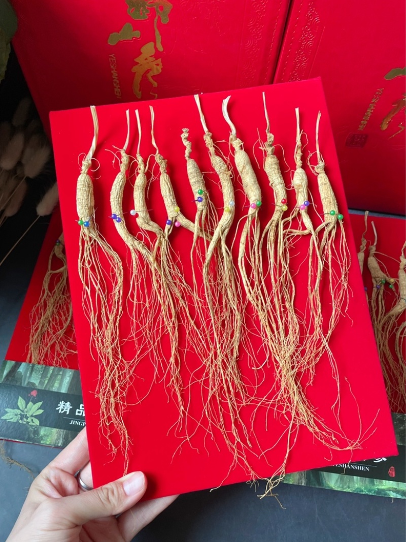 林下参红色经典皮盒一盒10支林下参超级大气