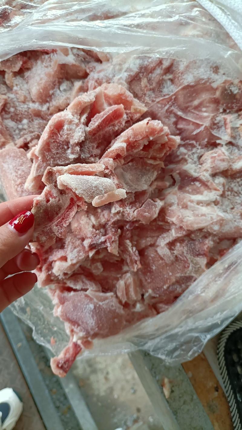 猪肉排骨碎肉碎骨肉排骨边修下来的碎骨肉