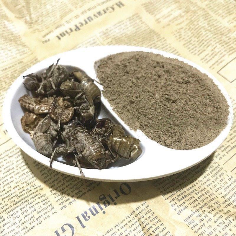 蝉蜕粉破壁超细粉高品质蝉壳蝉衣粉知了壳爬拉猴皮虫蜕中药材