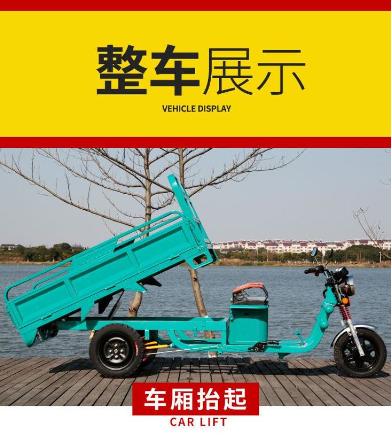 电动三轮车载重王货车成人拉货三轮车快递车家用农用电瓶车