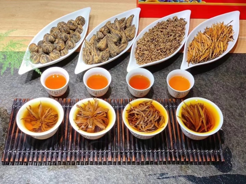 滇红红茶功夫红茶滇红宝塔银针金螺龙珠