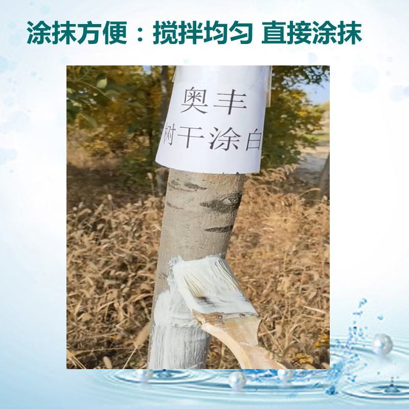 奥丰树干涂白剂防流胶果树腐烂防虫抗冻防日灼果树园树木通用
