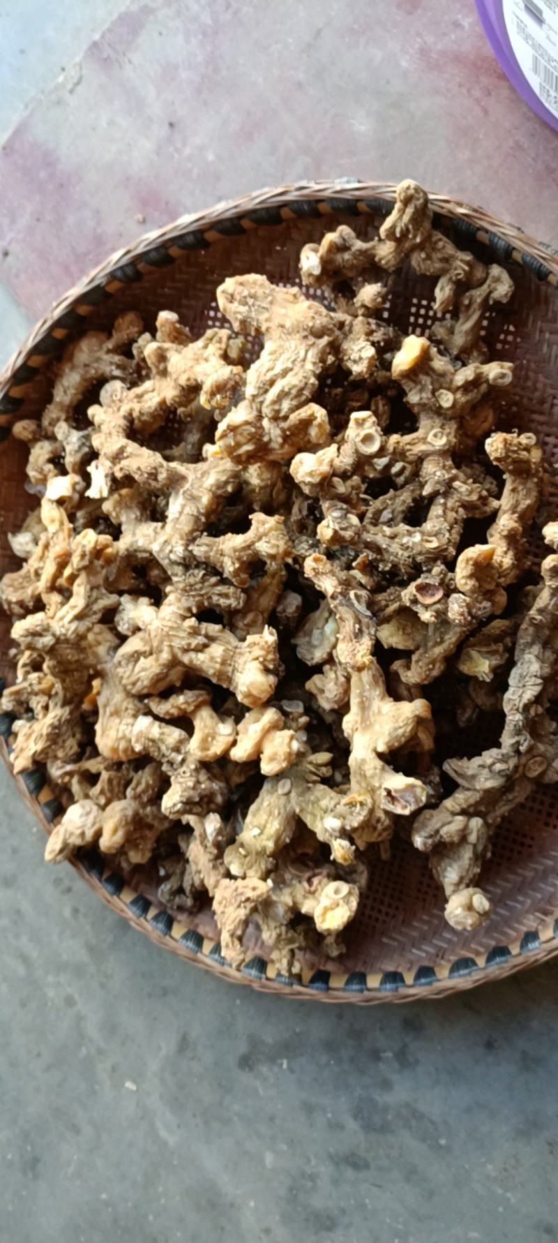 贵州正宗野生黄精，姜形甜品，水洗无硫蒸一次干统货。