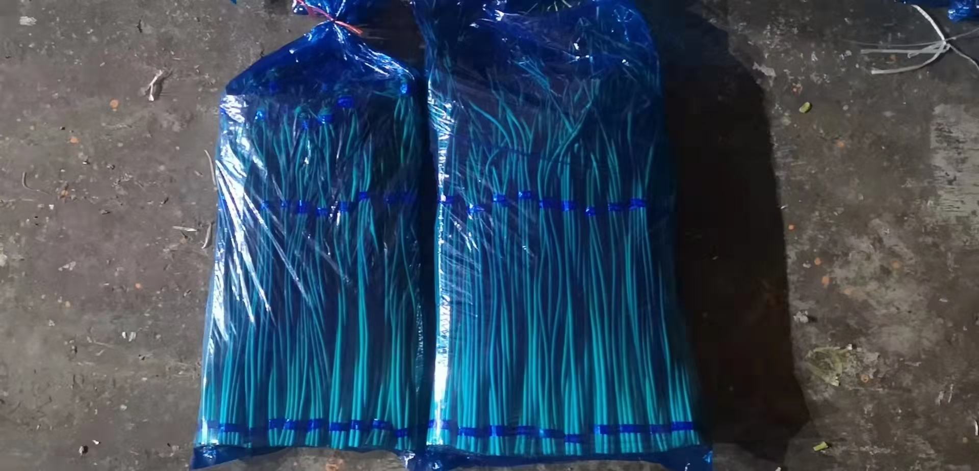 山东省兰陵县现代农业产业园蒜薹深加工车间实景,展示自动化生产线与地理标志产品合规包装流程 兰陵县现代农业产业园蒜薹深加工车间:全自动真空包装生产线正在封装蒜薹脆片,透明罐装产品标签清晰标注“苍山蒜薹地理标志产品”及营养成分表