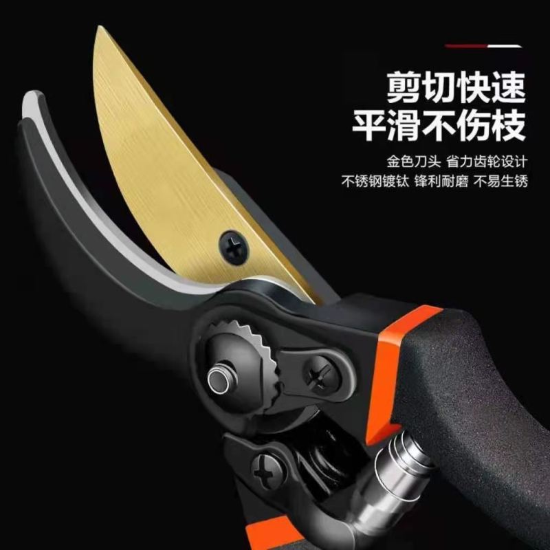 日本加厚SK5钢树枝剪刀强力剪粗枝园林剪外贸修剪果树修枝